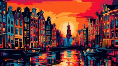 Amsterdam in Pop Art