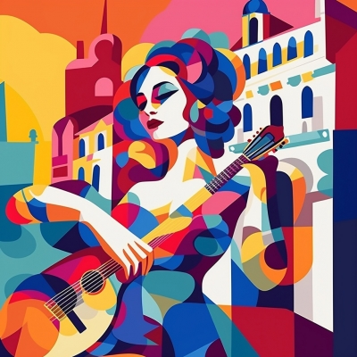 Fado Nights in Lisbon- Pop Art Tribute to Traditional Music