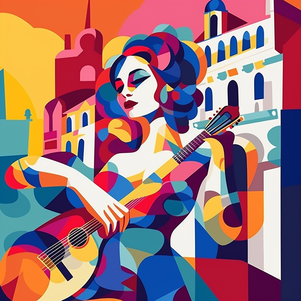 Fado Nights in Lisbon- Pop Art Tribute to Traditional Music