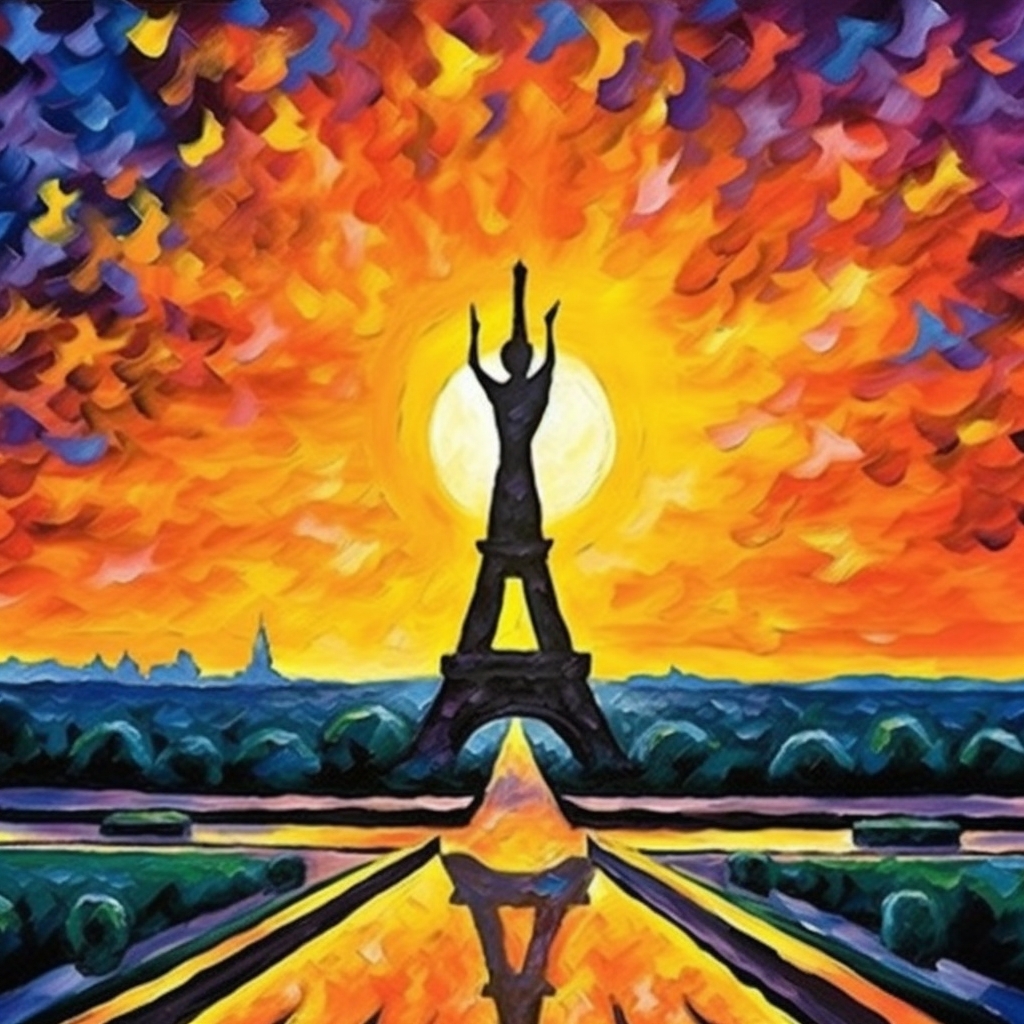 France Enflamed- An Expressionist Interpretation