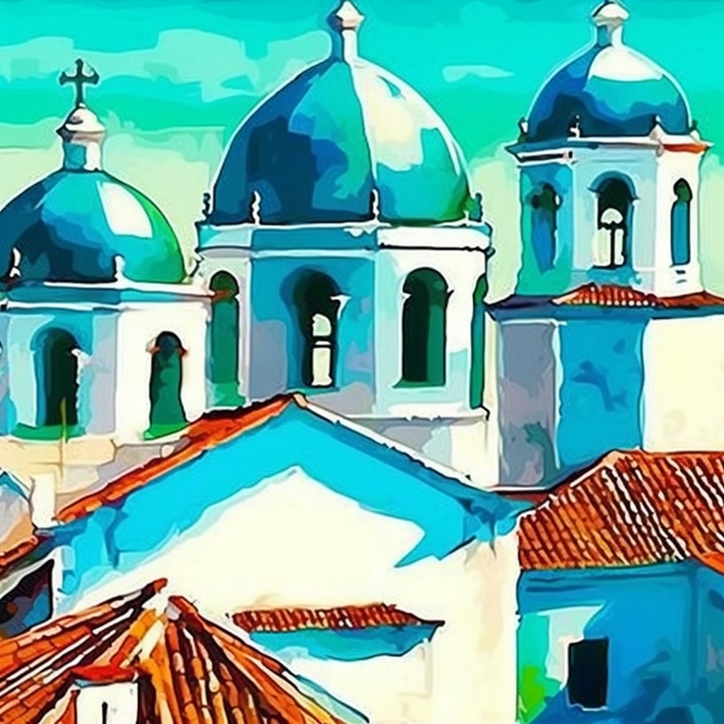 Portuguese Dreamscape in the Expressionist Style