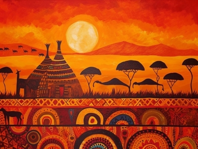 Safari Sunrise- A Celebration of African Landmarks