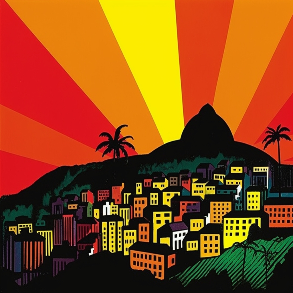 Samba City - A Pop Art Painting of Brazil