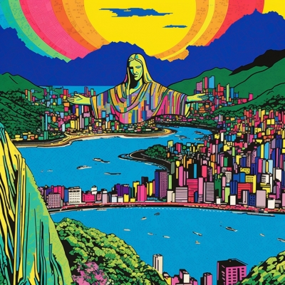 Samba Streets - A Pop Art Tribute to Brazil