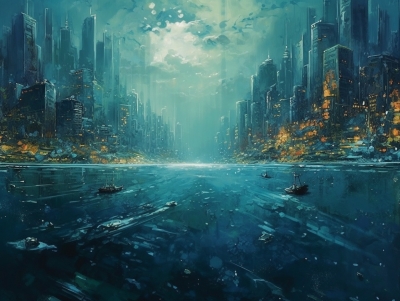 Submerged Metropolis- A Futurist Vision